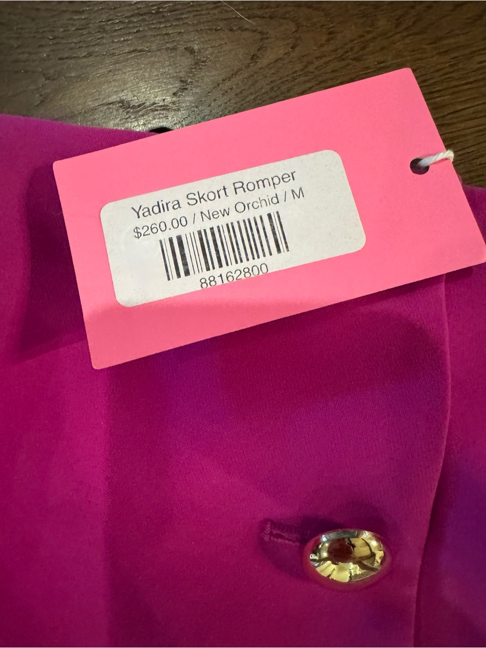 NWT Amanda Uprichard Yadira dress/skort with gold buttons-Medium. Retails $260. - Picture 5 of 5